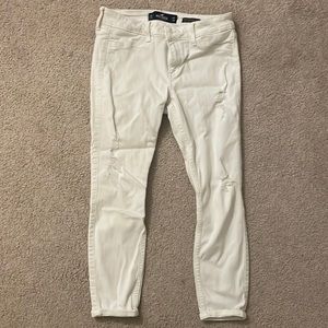 Low Rise Lightly Ripped Skinny Jean